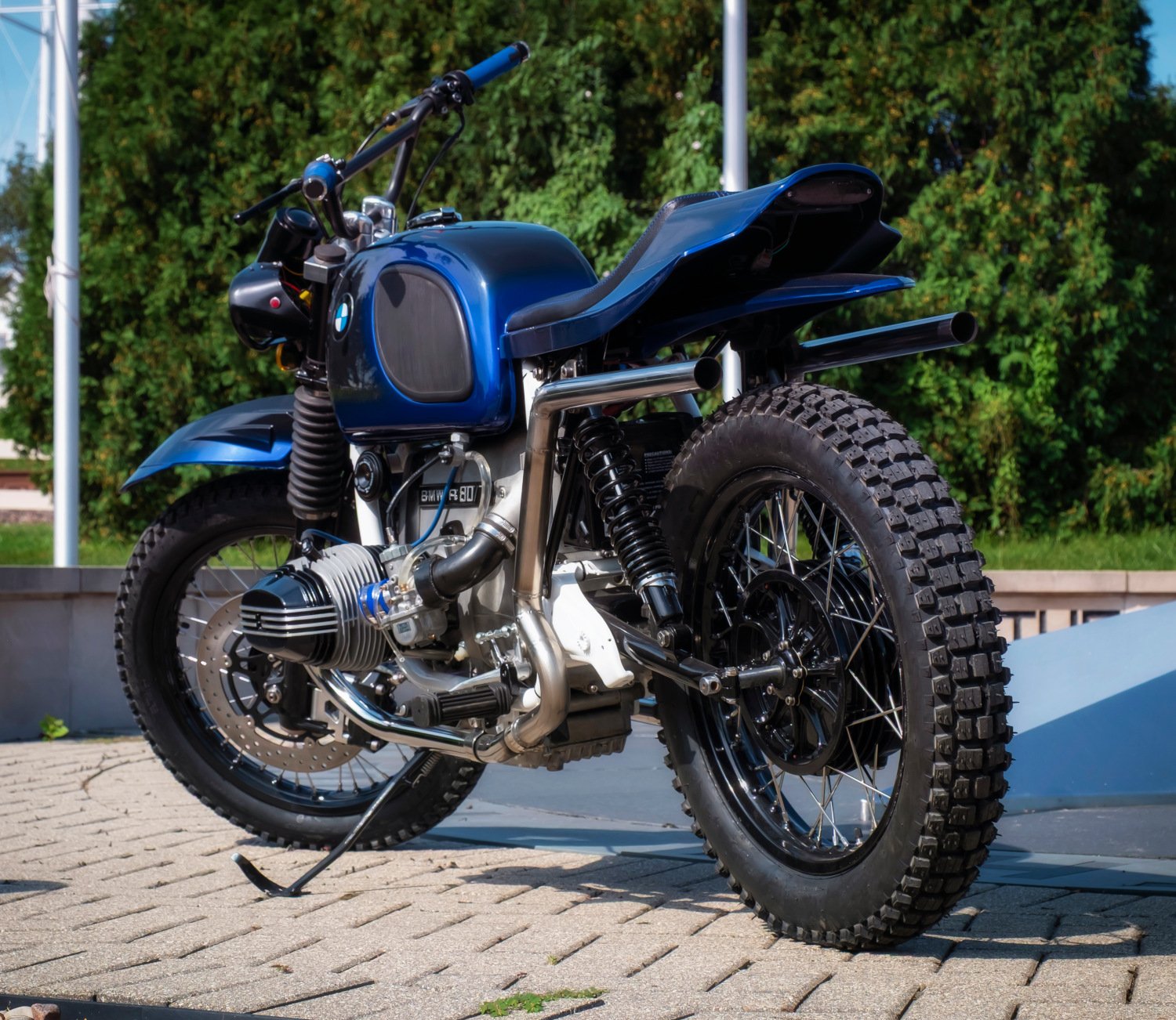 Black Wolf BMW R80 Tracker-13